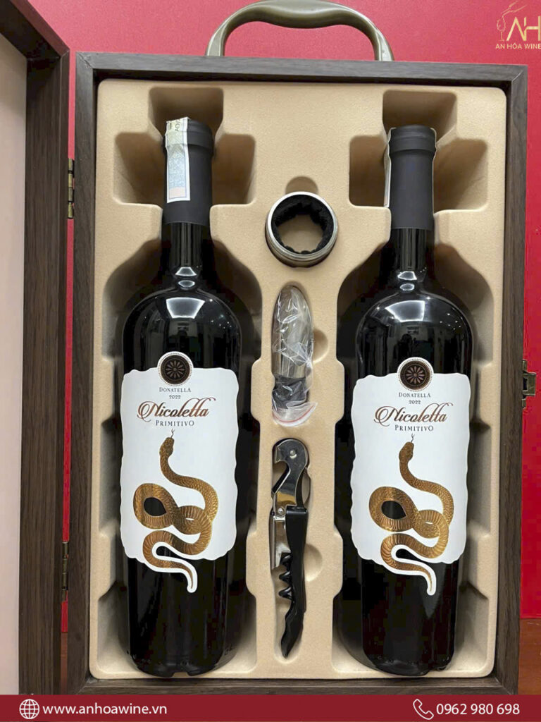 Rượu Vang Đỏ Ý Nicoletta Primitivo 16%