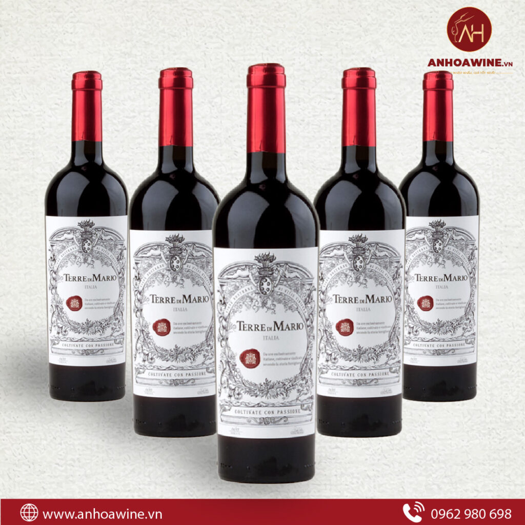 Rượu Vang Đỏ Ý Terre Di Mario Vino Rosso 17%