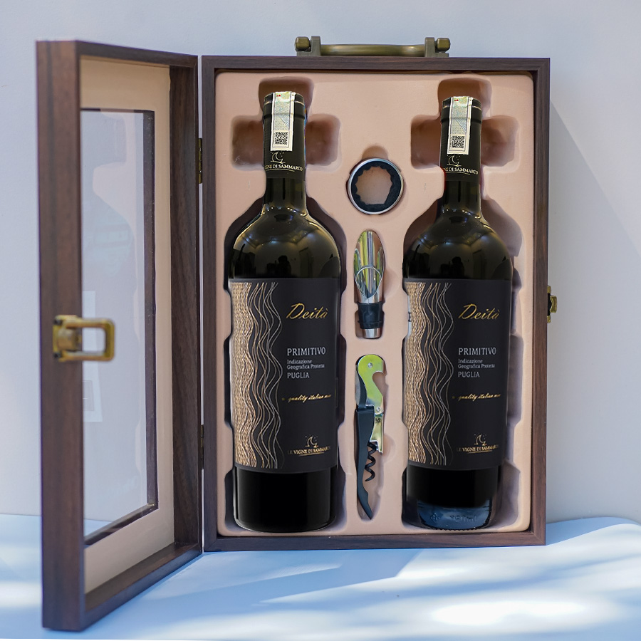 Rượu Vang Đỏ Ý Deita Primitivo