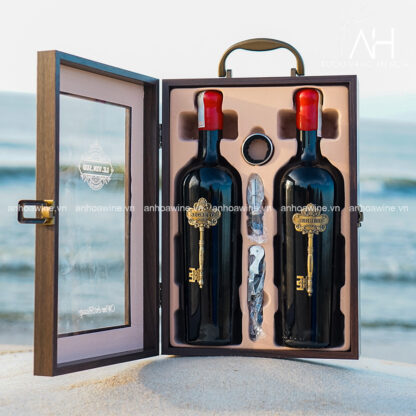 Hộp Quà Tặng 2 Chai Rượu Vang Ý Segreto Sang Trọng - Hình ảnh 2