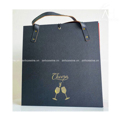 [SET QUÀ TẶNG] Hộp Da Pu 2 Chai Rượu Vang Ý Segreto - Hình ảnh 4