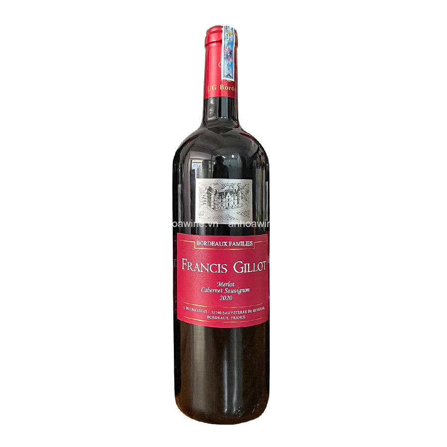 Rượu Vang Pháp Francis Gillot Merlot Cabernet Sauvignon - An Hòa Wine