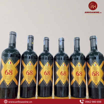 Rượu Vang Đỏ Ý 68 Primitivo Sangiovese - Hình ảnh 5