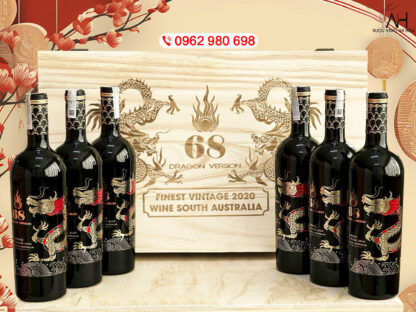 Vang Rồng Đỏ Úc 68 Dragon Version Shiraz 2020 - Hình ảnh 4