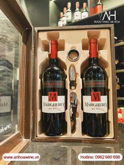 Set Quà Hộp Kính 2 Chai Vang Úc Margheria - Hình ảnh 3