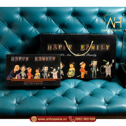 BST 6 Chai Vang Đỏ Tây Ban Nha Happy Family - Hình ảnh 4