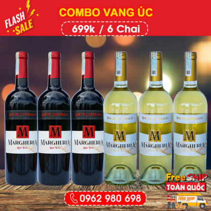 Combo 6 Chai Vang Úc Margheria