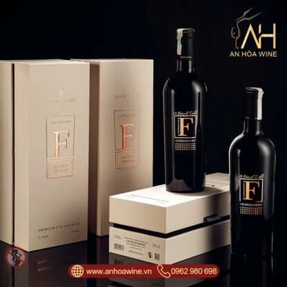 Rượu Vang Đỏ Ý F Gold 24 Karat Limited Edition - Hình ảnh 2
