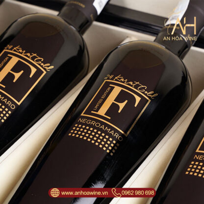 Rượu Vang Đỏ Ý F Gold 24 Karat Limited Edition - Hình ảnh 3
