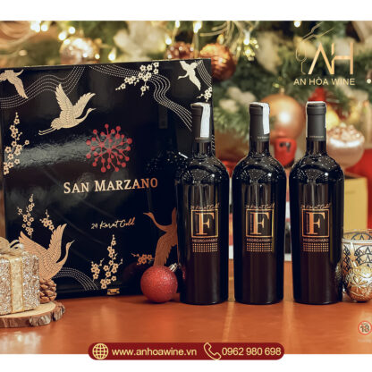Rượu Vang Đỏ Ý F Gold 24 Karat Limited Edition - Hình ảnh 4
