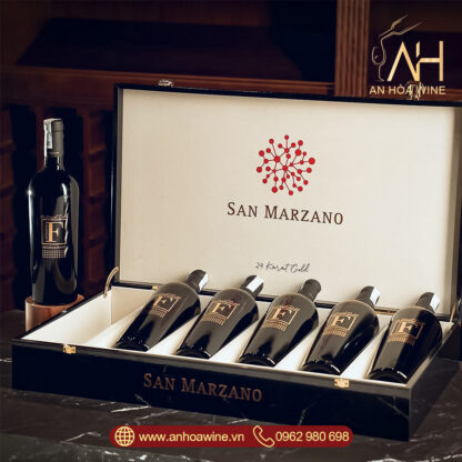 Rượu Vang Đỏ Ý F Gold 24 Karat Limited Edition - Hình ảnh 7