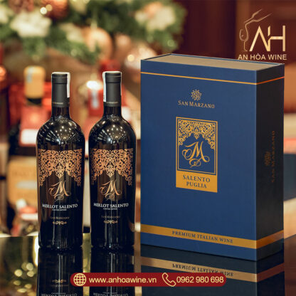 Rượu Vang Đỏ Ý M Merlot Salento Limited Edition - Hình ảnh 2