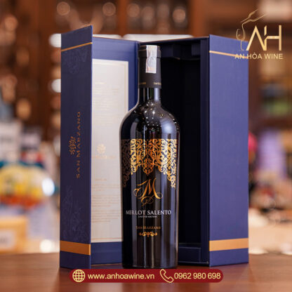 Rượu Vang Đỏ Ý M Merlot Salento Limited Edition - Hình ảnh 3