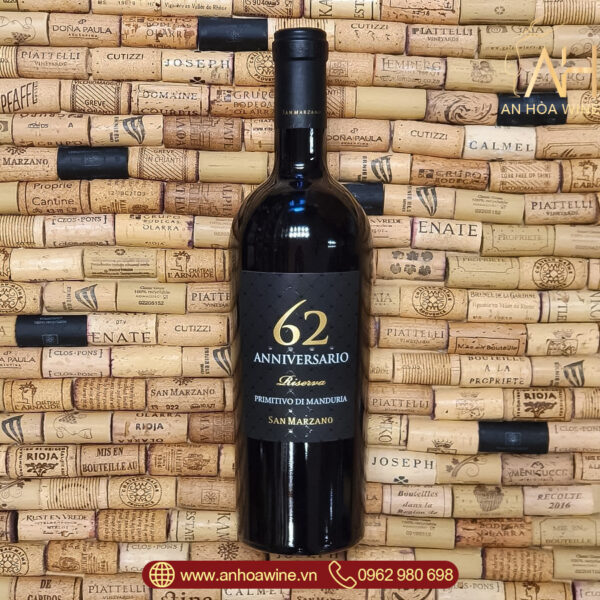 Ruou vang do Y 62 Anniversario Primitivo di Manduria Riserva 04