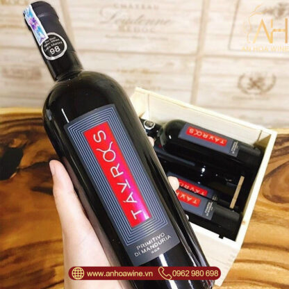 Rượu Vang Đỏ Ý Bollina Tavros Primitivo Di Manduria - Hình ảnh 4