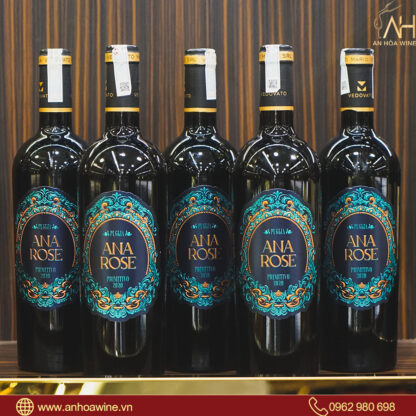 Rượu Vang Đỏ Ý Ana Rose Primitivo - Hình ảnh 6