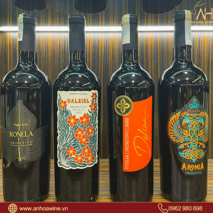 Rượu Vang Đỏ Ý Aromia Primitivo - Hình ảnh 5