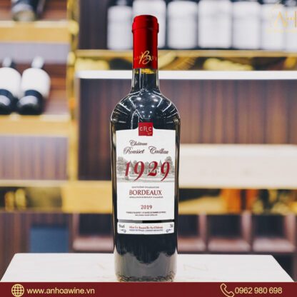 Rượu Vang Đỏ Pháp CRC 1929 Bordeaux - Hình ảnh 2