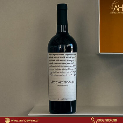 Vang Đỏ Ý Giustini Vecchio Sogno Negroamaro - Hình ảnh 2