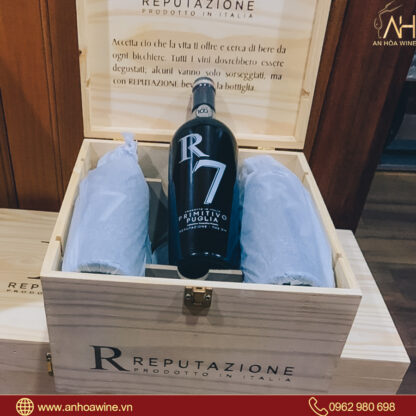 Rượu Vang Đỏ Ý R7 Primitivo - Hình ảnh 5