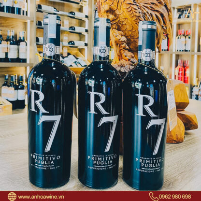 Rượu Vang Đỏ Ý R7 Primitivo - Hình ảnh 4