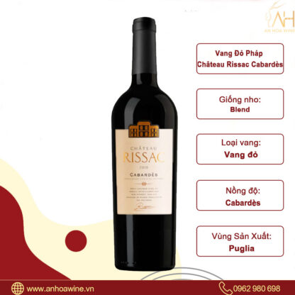 Rượu Vang Đỏ Pháp Chateau Rissac Cabardes - Hình ảnh 4