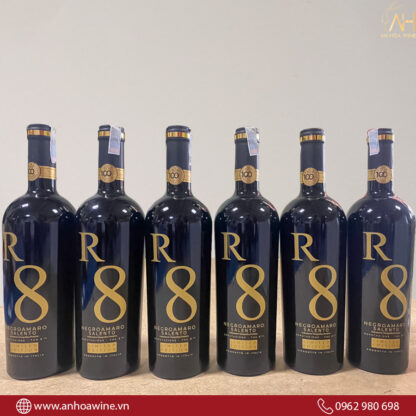 Vang Đỏ Ý R8 Negroamaro Limited Edition 17%
