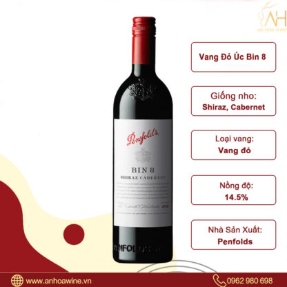 Rượu Vang Đỏ Úc Penfolds Bin 8 - Hình ảnh 5