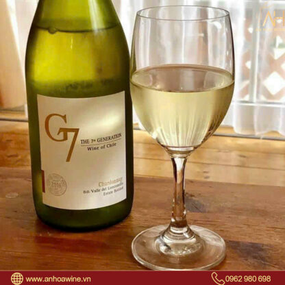 Rượu Vang Trắng Chile G7 Clasico Chardonnay - Hình ảnh 4