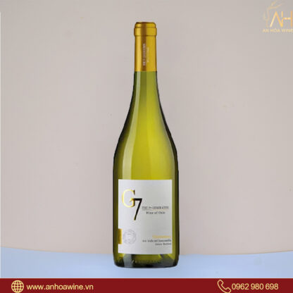 Rượu Vang Trắng Chile G7 Clasico Chardonnay - Hình ảnh 5
