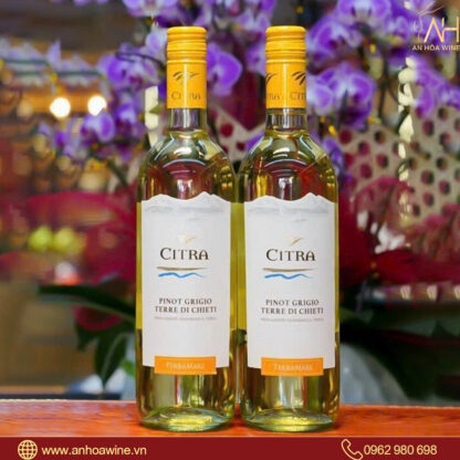 Rượu Vang Trắng Ý Citra Pinot Grigio - Hình ảnh 4
