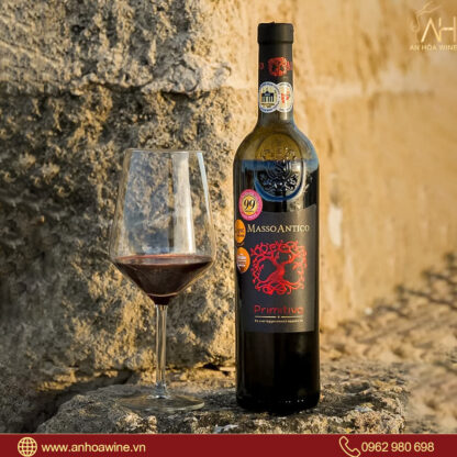 Rượu Vang Đỏ Ý Masso Antico Primitivo - Hình ảnh 2