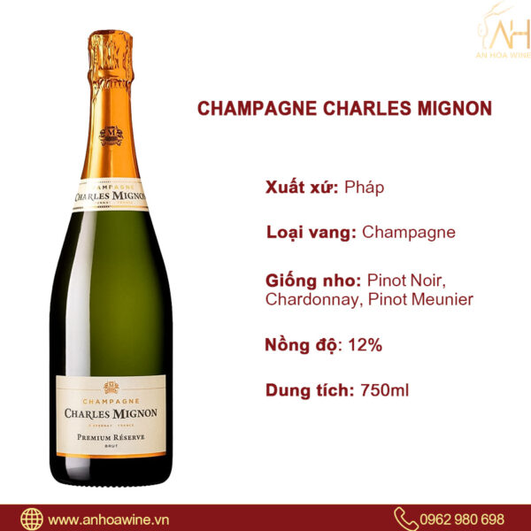 Champagne Charles Mignon Brut Premium Reserve