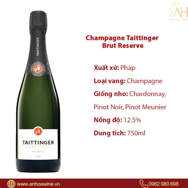 Rượu Champagne Taittinger Brut Reserve