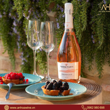 Rượu Vang Nổ Terre Forti Prosecco Rosé - Hình ảnh 2