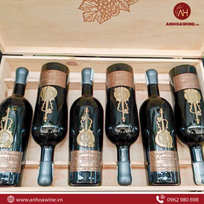 Rượu Vang Đỏ Ý La Chitarra Primitivo 18 Độ - Hình ảnh 4