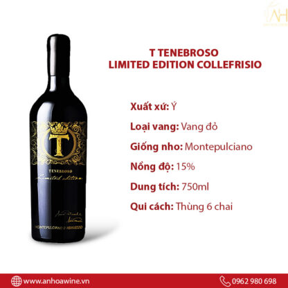 ượu Vang Đỏ T Tenebroso Limited Edition