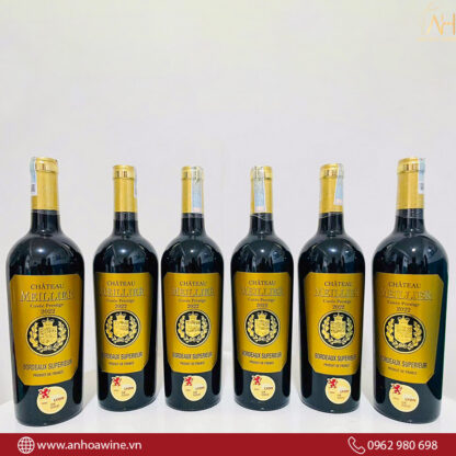Rượu Vang Pháp Chateau Meillier Bordeaux Superieur