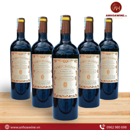 Rượu Vang Đỏ Ý Amicrone Primitivo